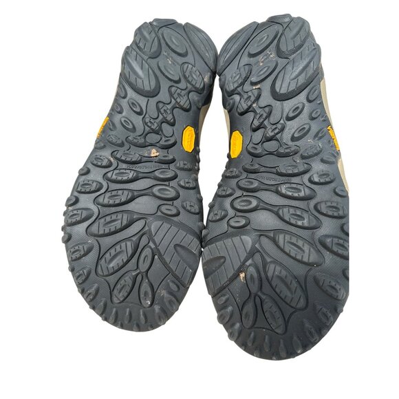 Merrell Men’s Suede Leather Outdoor Sandals Size 14 Adjustable Straps Vibram Sol - Picture 6 of 7